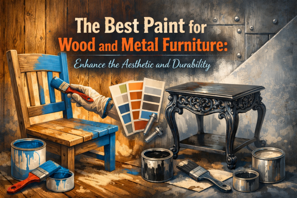 Best Paint for Wood and Metal Furniture