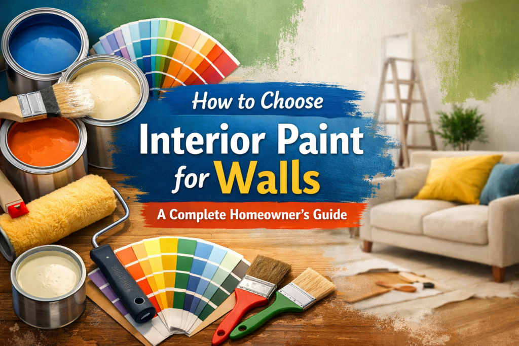 How to choose interior paint for walls