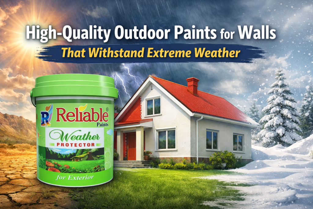 High-quality outdoor paints for walls