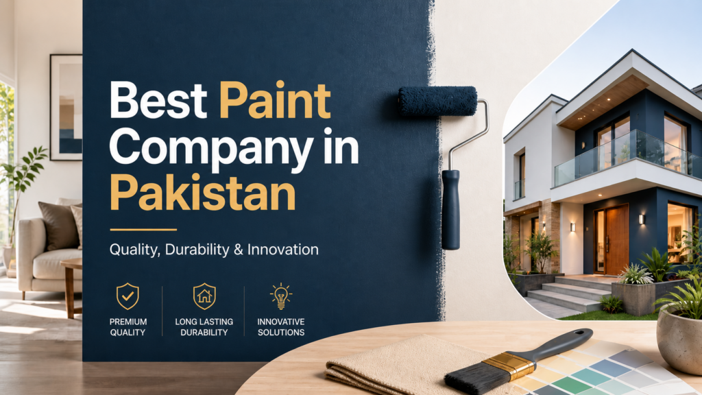 Best Paint Company in Pakistan: Quality, Durability & Innovation