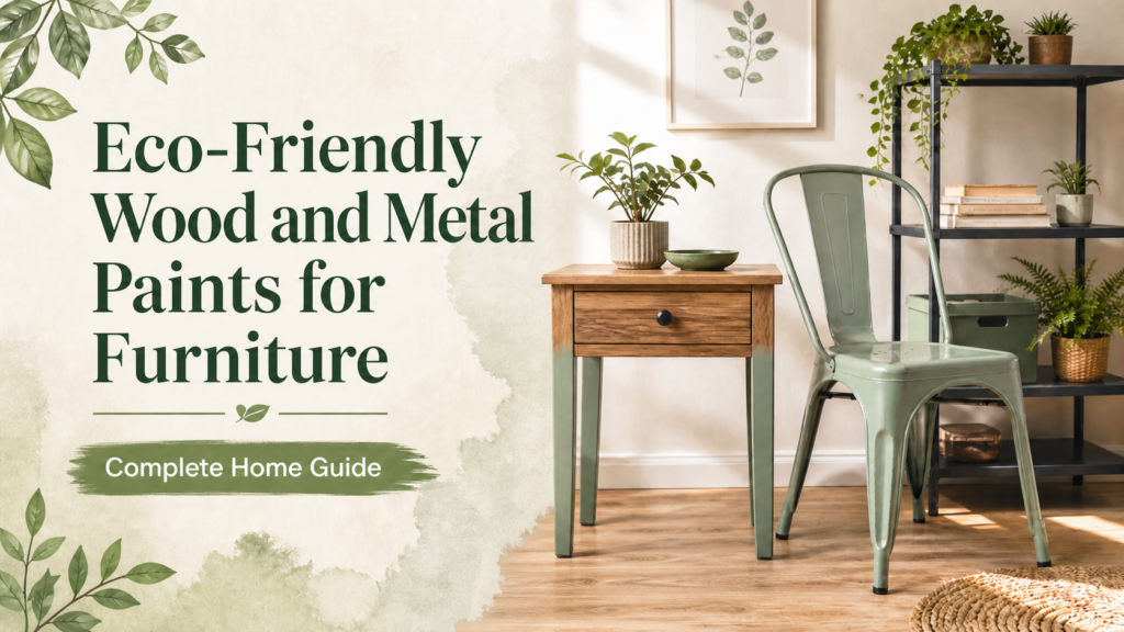 Eco-friendly Wood And Metal Paints For Furniture