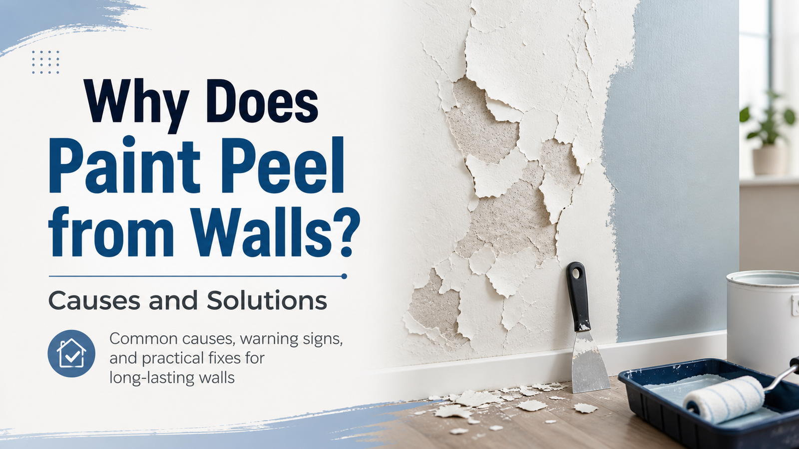 Why Does Paint Peel from Walls? Causes and Solutions